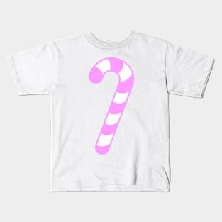LARGE PINK CANDY CANE - CUTE CHRISTMAS DESIGN Kids T-Shirt